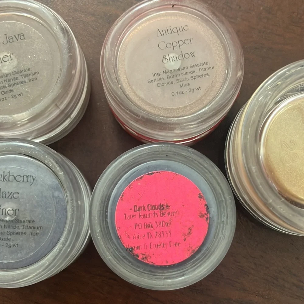 Lot of 4 Loose Etsy Eyeshadows & Bronzer / Highlighter Matte Shimmer
